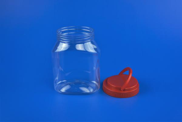 Screw Lid Plastic Food Storage Jars 908Ml 116 . 5 * 96 * 151MM 40℃ Resistance