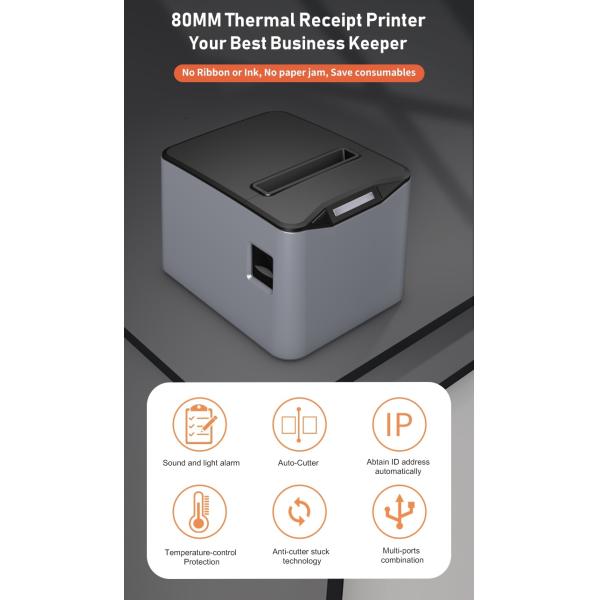 Металлический стеновой термопринтер ABS для закусочной кухни Ресторан Кантин Буфет