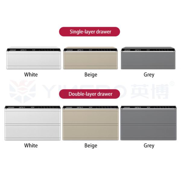 Home Fingerprint Lock Leather-Covered Jewelry Safe Box Solid Steel Auto Open