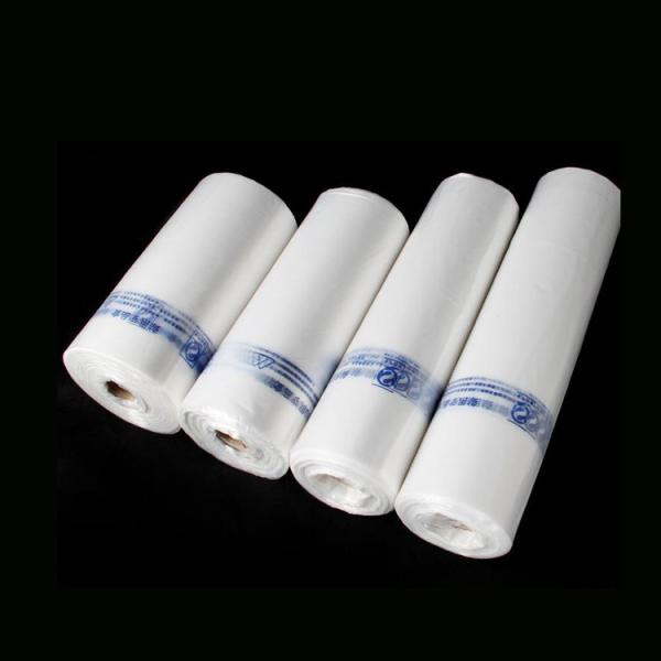 Clear Plastic 10 Micron Commercial Food Bags Flat Poly For Food Packaging