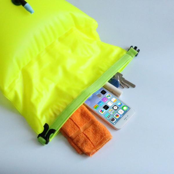 28L Open Water Triathlon Swimming Buoy Yellow Orange Pink Color