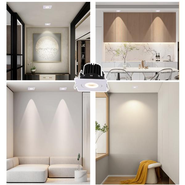 Утопленный расклассифицированный огнем УДАР квадрата Bathroom фары привел Downlight