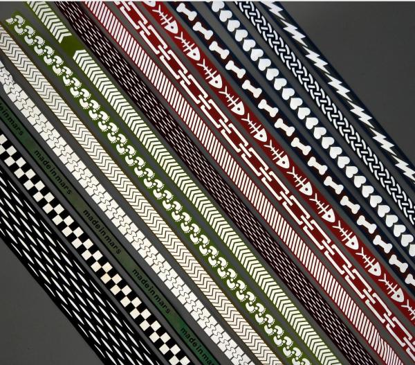 A visibilidade alta por atacado do Webbing de nylon reflexivo do rosa para sapatas ensaca o vestuário