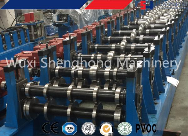 Highway Guardrail Roll Forming Machine , Sheet Metal Roll Forming Machines