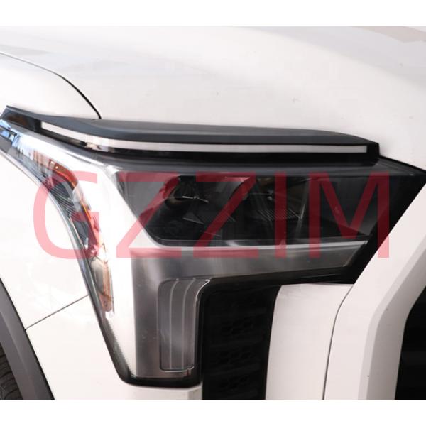 ABS пластиковый светодиодный свет для бровей для тундры 2022-2023 Белый желтый свет