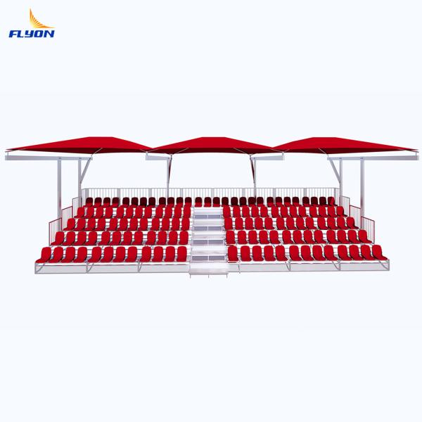 Modular Folding Stadium Seat with Metal Frame and Shelter