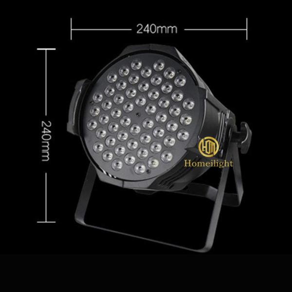 90 Ra 200 lm/w 54pcs*3w RGB3in1 DMX512 Disco LED Par Lights for Stage Lighting Equipment
