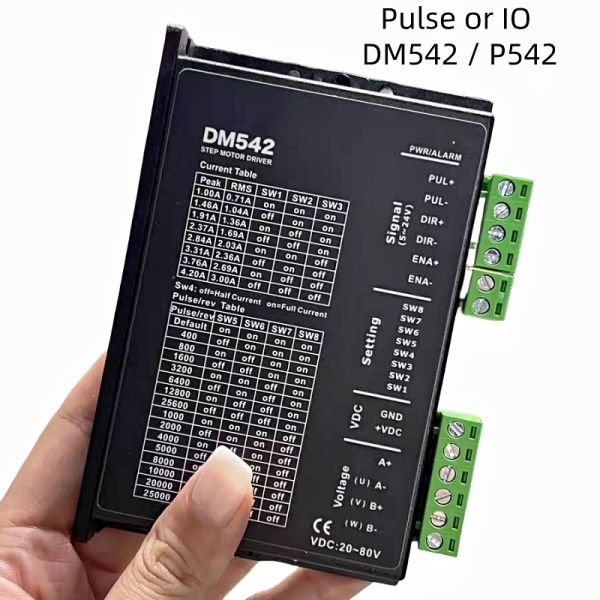 ZEROONE-Control Factory P2405D DM542 4.2A DC 20V-80V 42 57 Nema23 Stepper Motor Driver For CNC engraving machines
