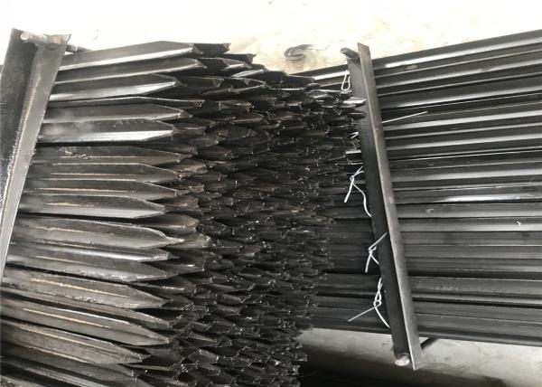 600mm 1.86kg /meter star picket black coated and hot dipped galvanized
