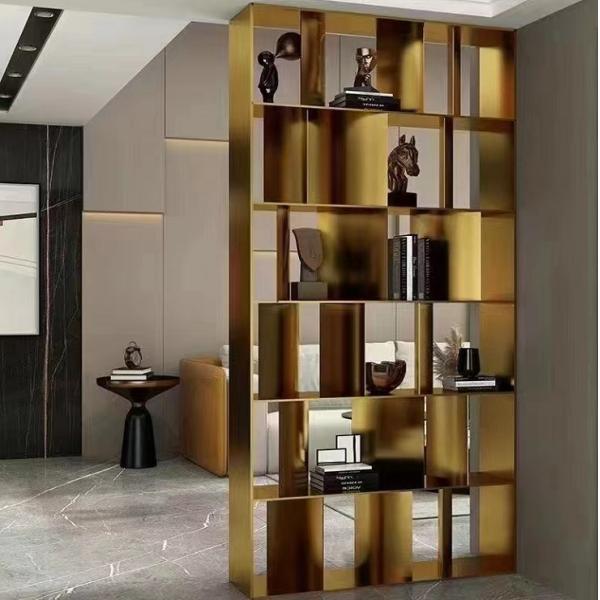 Передвижной лазер отрезал домашнюю декоративную панель гриля выставки рассекателей комнаты