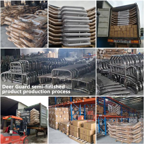 New Useful Car Front Steel Bull Bar With Led Lights For Ford Jeep LC200 Toyota Nissan Ford Jeep