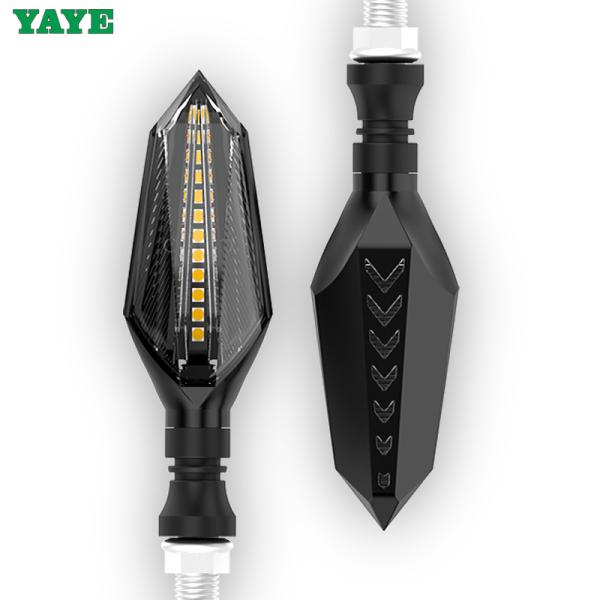 6500k Light Temperature YAYE ABS PC Water Lamp DC12V Motorcycle LED Turn Signal Indicator Light