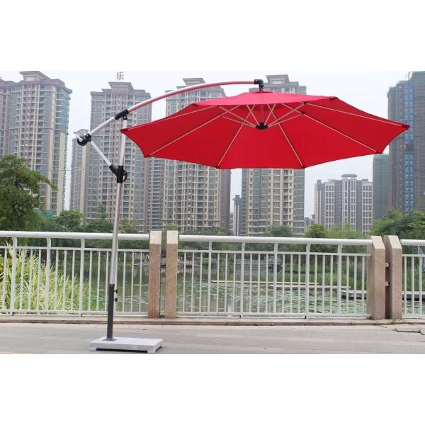 Outdoor Sunshade Garden Furniture Roman Double Roof Garden Parasol with 36kg Weight