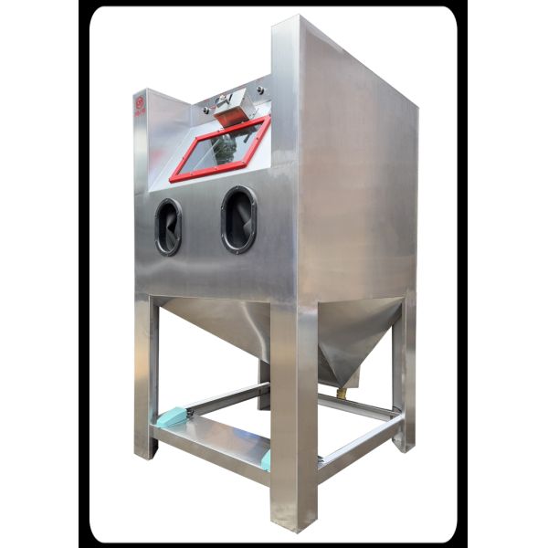 Wet Sandblasting Cabinet Vapor Blasting Machine for Descaling / Stripping