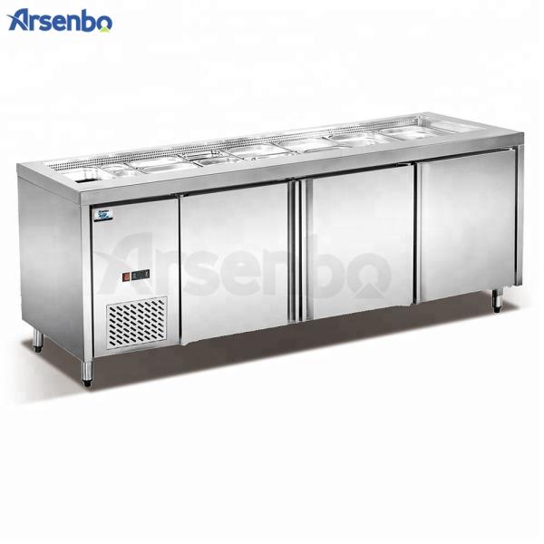 Commercial Pizza Prep Refrigerator 220-240V Anticorrosive Durable