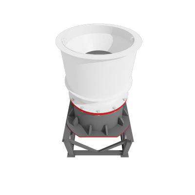 Triturador de cone de cilindro único 220KW para metalurgia de mineração