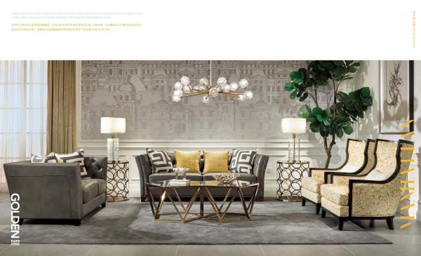 American style light luxury furniture of fabric leisure chairs used maple wood structure with Fabric upholstered