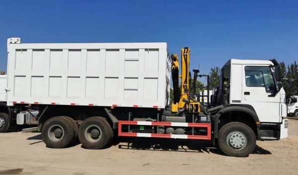 Howo Shacman 6 X 4 Dump Truck With 3.2 T Hydraulic Crane Hook