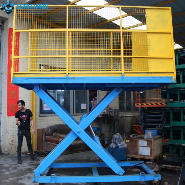 1ton 2ton Hydraulic Electric Pallet Scissor Lift Table Steel Workbench For Hotels 380V