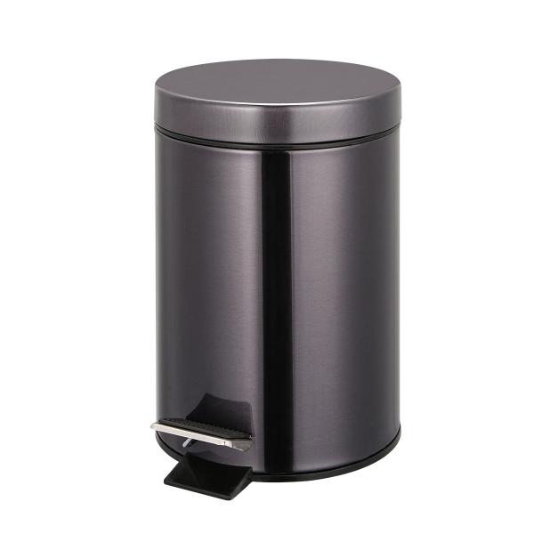 Sustainable Rolling Cover Type Stainless Steel Trash Can with Foot Pedal and Sustainable Design 3L/5L/8L/12L/20L/30L