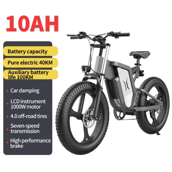 Smooth Riding 1000w 48v Electric Bike Ladies Urban Electric Bike 55km/H