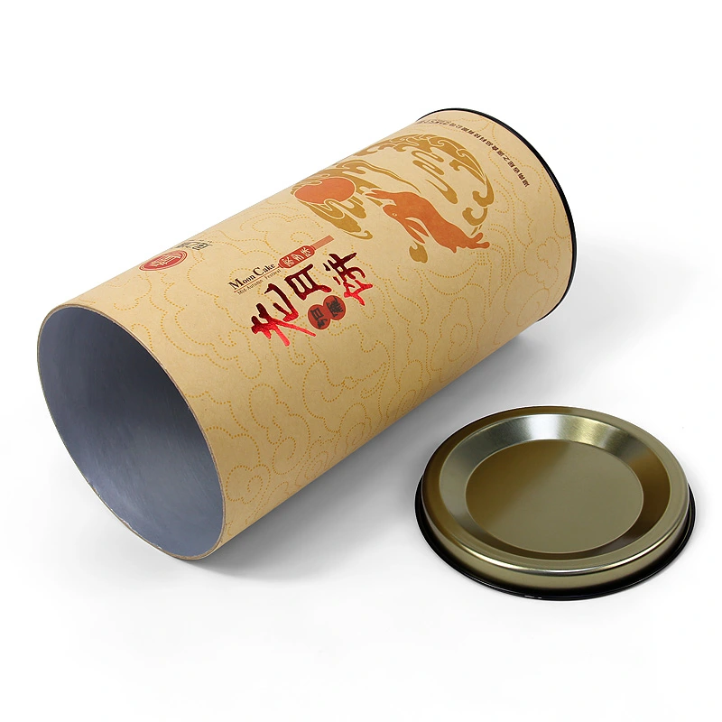 78MM Eco Friendly Cylinder Shaped Corrugated Box C2S Kraft Paper Tube Packaging With Handle
