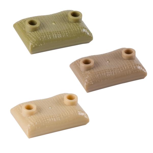 1000pcs WW2 military war scene model accessories soldier figures bunkers sandbags building blocks