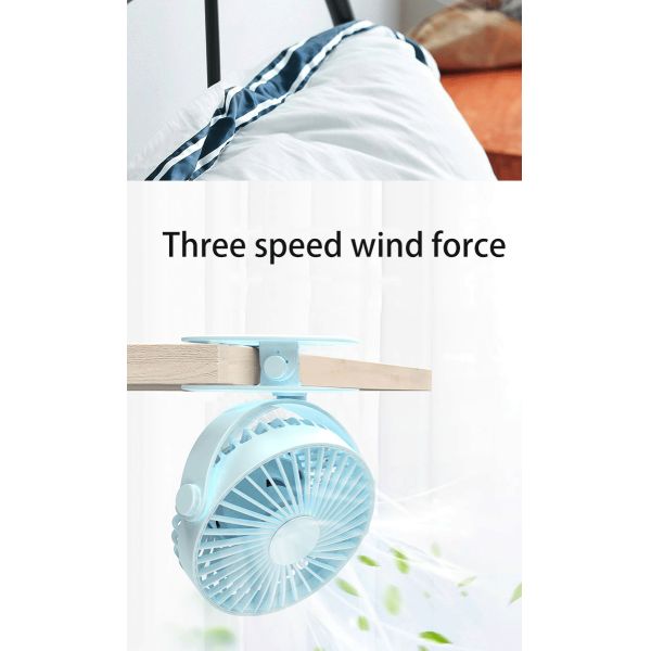 Custom Clip On Aroma Desktop Fan Adjustable Angle Quiet Operation For Home And Office