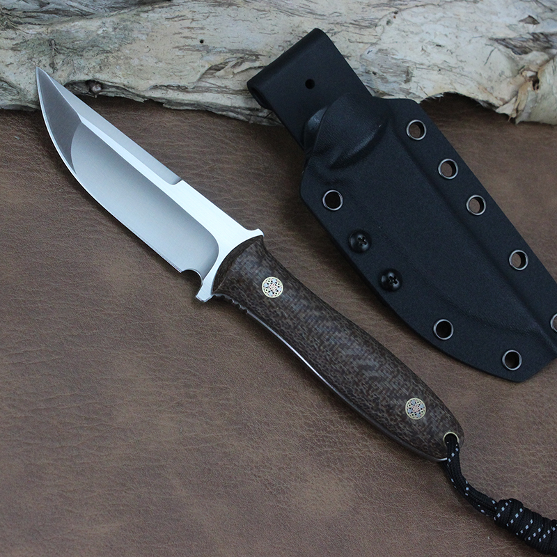 GT0158 Supports Batch Customized Logos Fixed Blade Knife for Full Tang Camping Knife with D2 Knife Tunafire