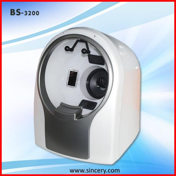 Beauty Salon Full Face Skin Tester Machine With UV / RGB / PL Light Multilanguage Support