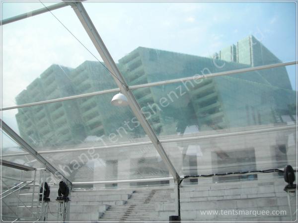 Beautiful Transparent Luxury Wedding Tents For Hire Clear Span Fabric Structures