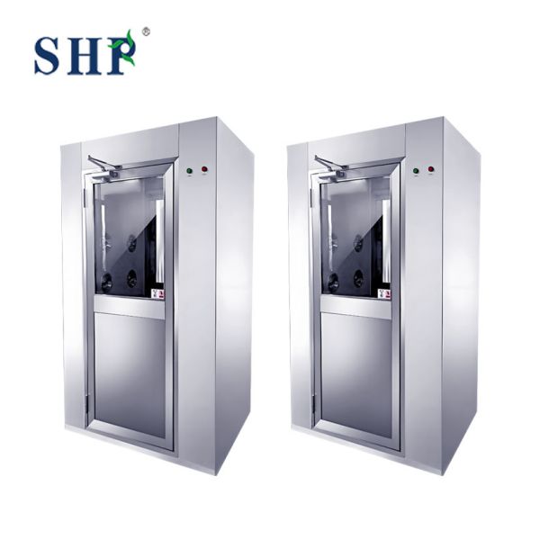 CE Stainless Steel Air Shower Automatic Door Tunnel For Cleanroom Air Flow