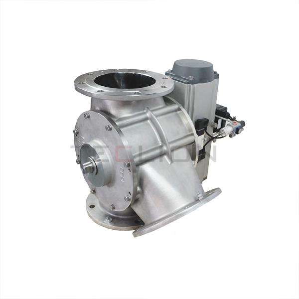 Industrial Electric 3 Way Gravity Diverter Flap Valve For Chemical Industry