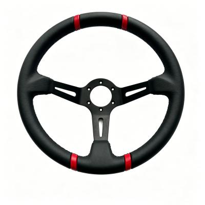 DELUXON 14 Inch Gt Racing Wheel Microfiber Leather For Sim Ps5 Gaming