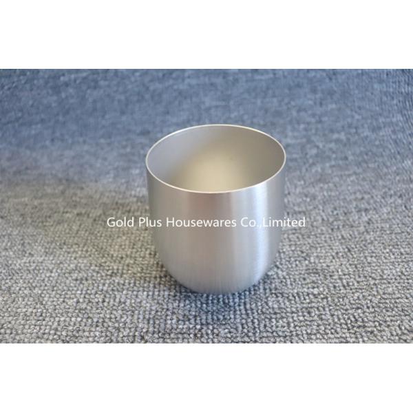 Ice Cream Cups Stainless Steel Red Wine Tumbler Mugs 9cm Height