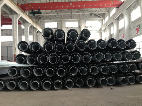 69KV 70FT Polygonal Dodecagonal Hot dip Galvanized Power Transmission Steel Pole