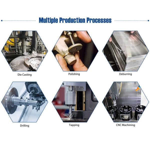 Polished Surface Preparation OEM Custom ADC12 Alloy Aluminum Die Casting Machine Part