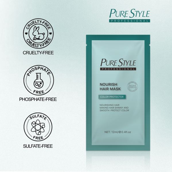 Traitement capillaire à l'huile d'argan, kératine nourrissante et réparatrice au collagène hydratant et biologique