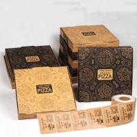 Boîte d'emballage de pizza ondulée biodégradable 3 6 8 10 12 14 16 18 20 pouces