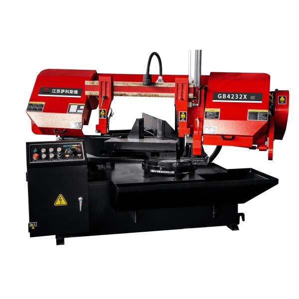 GZ4232 CNC Automatic Horizontal Band Saw with φ320 mm Cutting Capacity Four-Speed Blade Selection and ±0.2 mm Cutting Tolerance