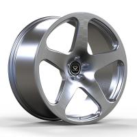 Grey Brush bouleversé par Ss1054 1-Pc a forgé des roues d'alliage pour Porsch 991 5x130