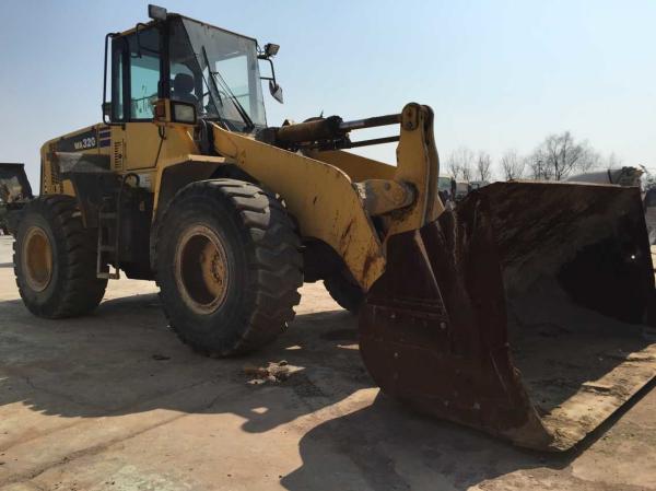 Komatsu Used Wheel Loaders Wa320-5 Front Payloader 3cbm Bucket Wheel Loaders
