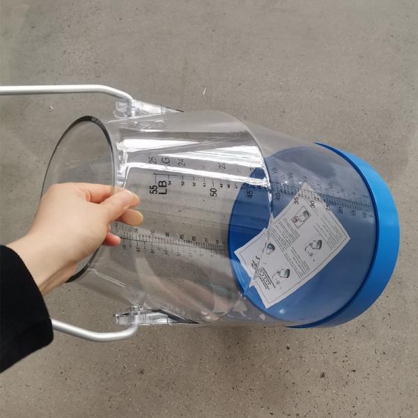 Rust Resistant 25L Clear Milking Bucket Pail Durable for Smooth Milking Operations