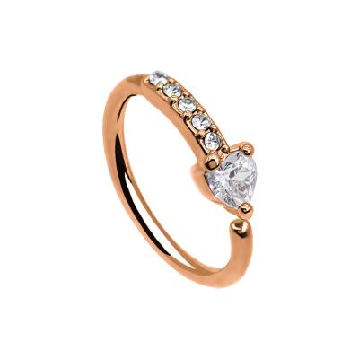 Titânio 316 18G 8mm G23 de aço inoxidável de Rose Gold Nose Piercing Jewellery