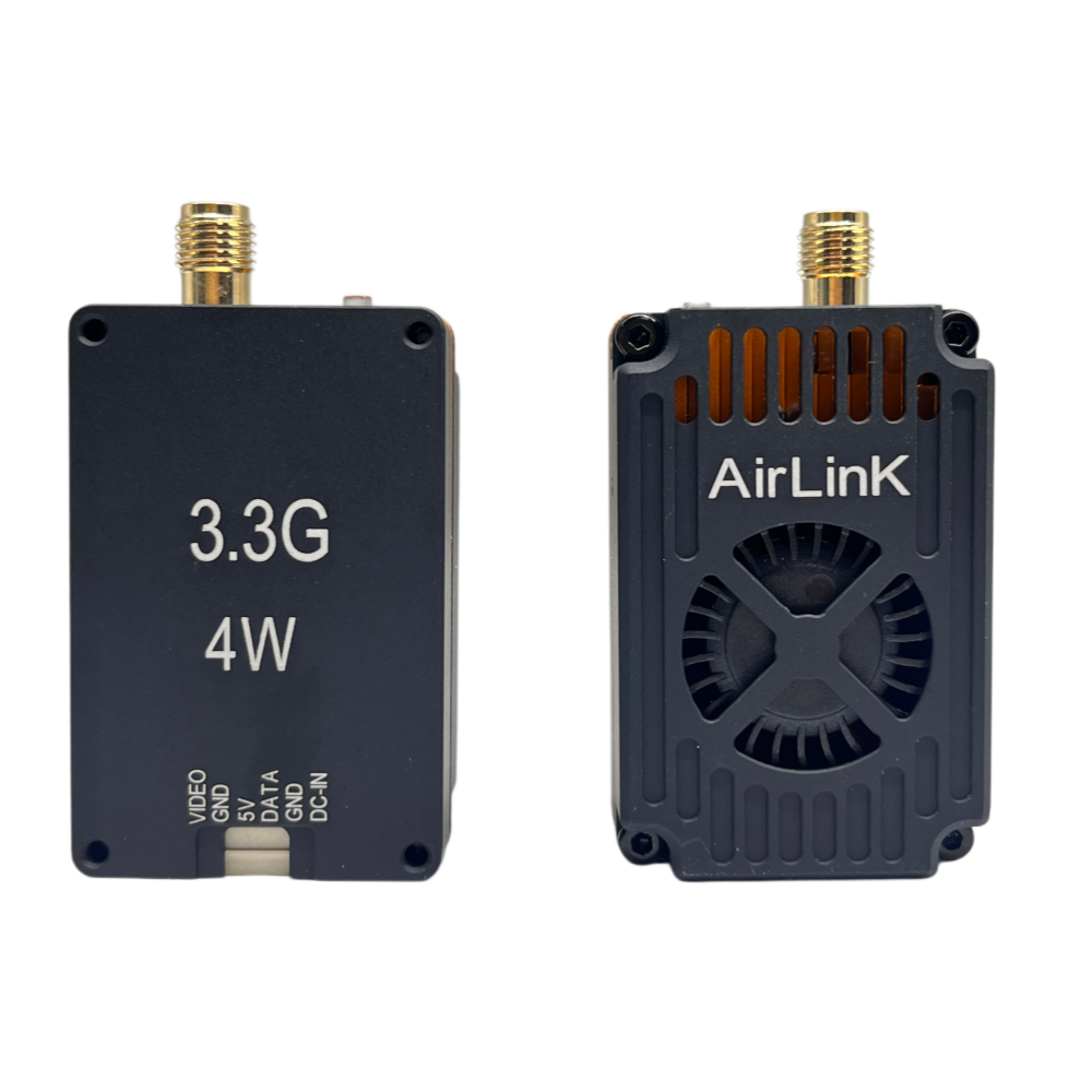 3.3Ghz 4W UAV Video Transmitter 3.3G 16CH FPV VTX for FPV RC Drone Long Raneg Transmission