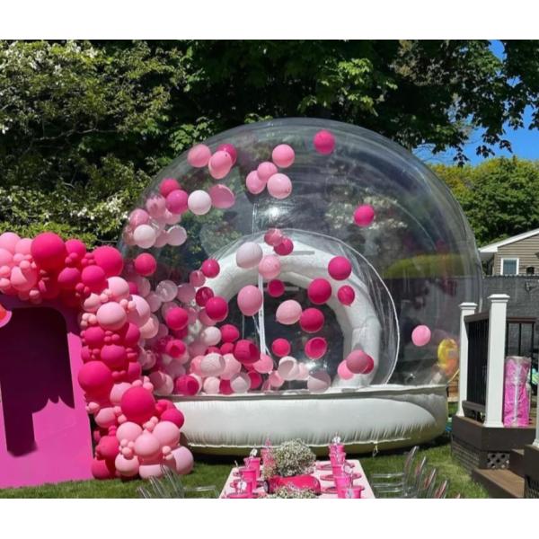 Tente à bulles gonflables de nouveau style pour enfantsMaison à sauter Dôme à bulles avec ballon volant