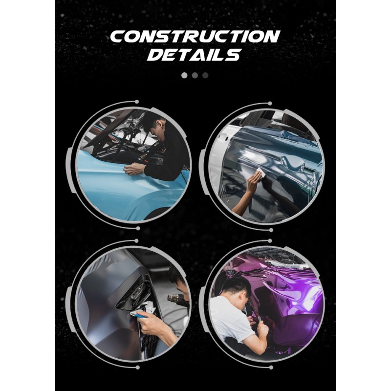 Luxury Clear Wrap Car Protection 7.5 Milv PET Clear Coat Wrap For Cars