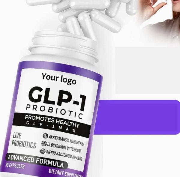 GLP-1 Probiotics Maintain a Balanced Intestinal Environment, Vegetarian Capsules, Organic Prebiotics-Organic Prebiotics