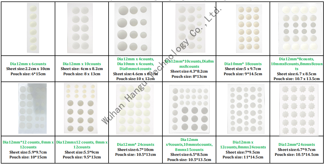 Multi Skin Tone Hydrocolloid Acne Patches Invisible Blemish Coverage Universal Fit
