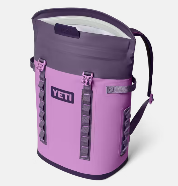 Hopper M20 Backpack cooler soft design holds 36 cans 22 pounds of ice and includes wine bottle compatibility for outdoor
